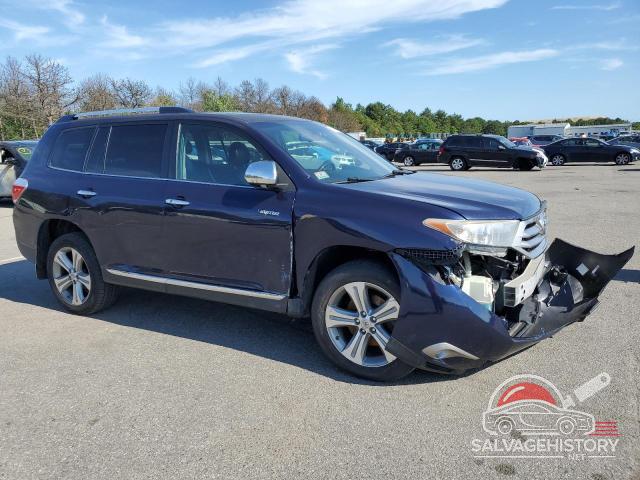 5TDDK3EH2CS132416 2012 TOYOTA HIGHLANDER photo no. 4
