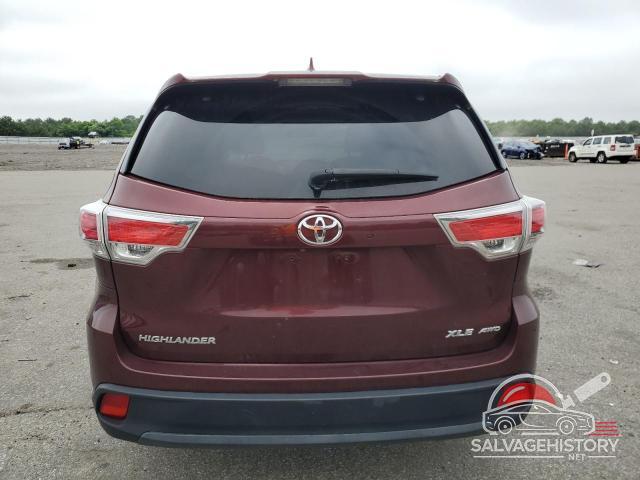 5TDJKRFH7FS094674 2015 TOYOTA HIGHLANDER photo no. 6
