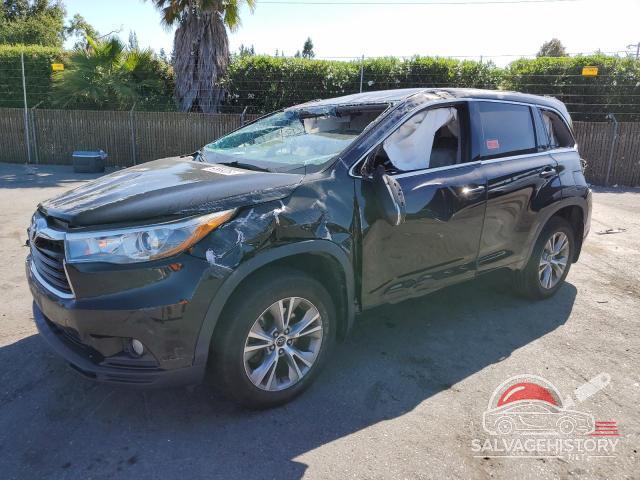 5TDBKRFH3GS249629 2016 TOYOTA HIGHLANDER photo no. 1