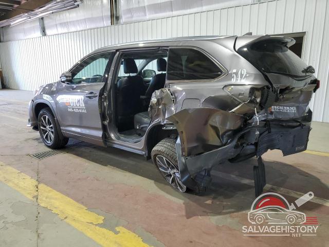 5TDJZRFH2HS481244 2017 TOYOTA HIGHLANDER photo no. 2