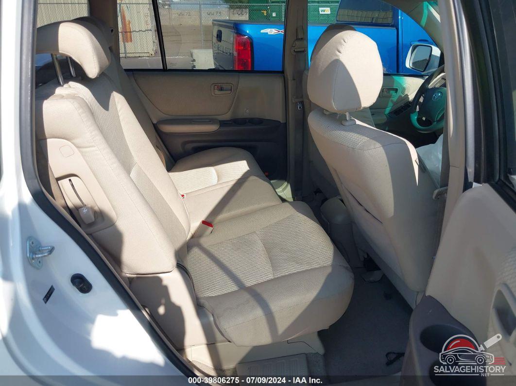 JTEEW21A560004184 2006 TOYOTA HIGHLANDER HYBRID photo no. 8