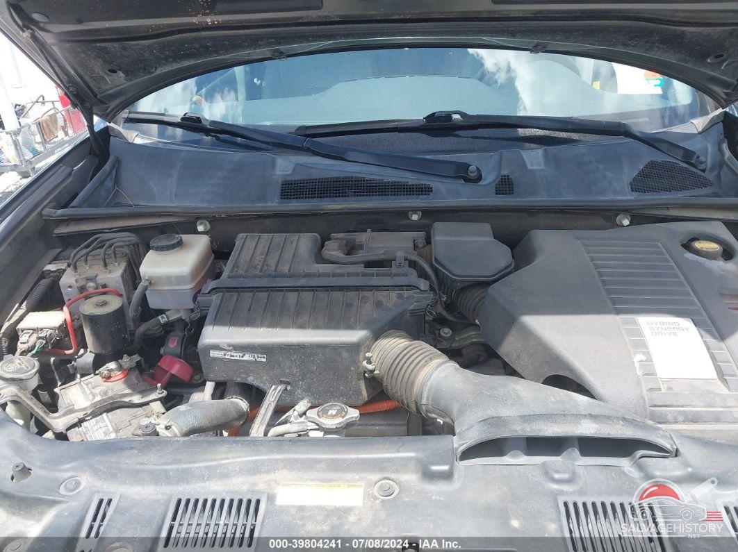 JTEBW3EHXA2040563 2010 TOYOTA HIGHLANDER HYBRID photo no. 10
