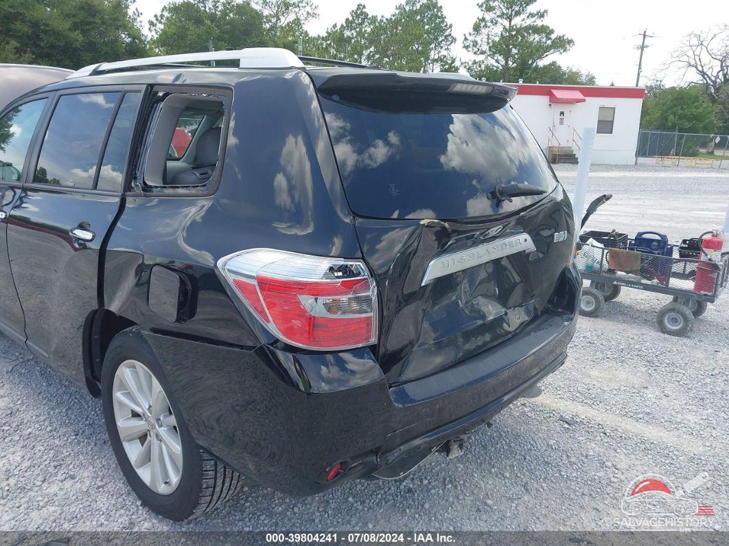 JTEBW3EHXA2040563 2010 TOYOTA HIGHLANDER HYBRID photo no. 6