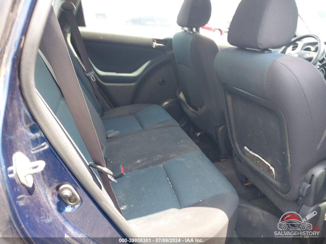 2T1KR32E95C366108 2005 TOYOTA MATRIX photo no. 8