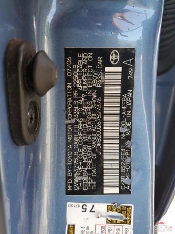JTDKB20U267527376 2006 TOYOTA PRIUS photo no. 12
