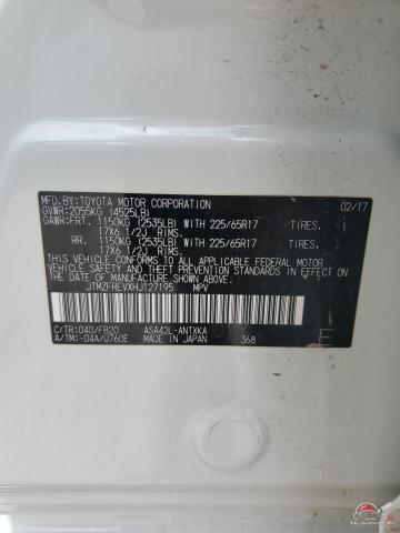 JTMZFREVXHJ127195 2017 TOYOTA RAV4 photo no. 13
