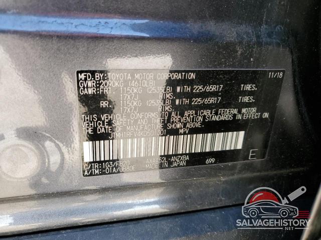 JTMH1RFV4KD501301 2019 TOYOTA RAV4 photo no. 13
