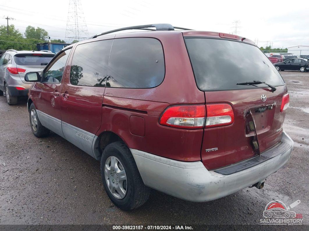 4T3ZF13C91U330315 2001 TOYOTA SIENNA photo no. 3