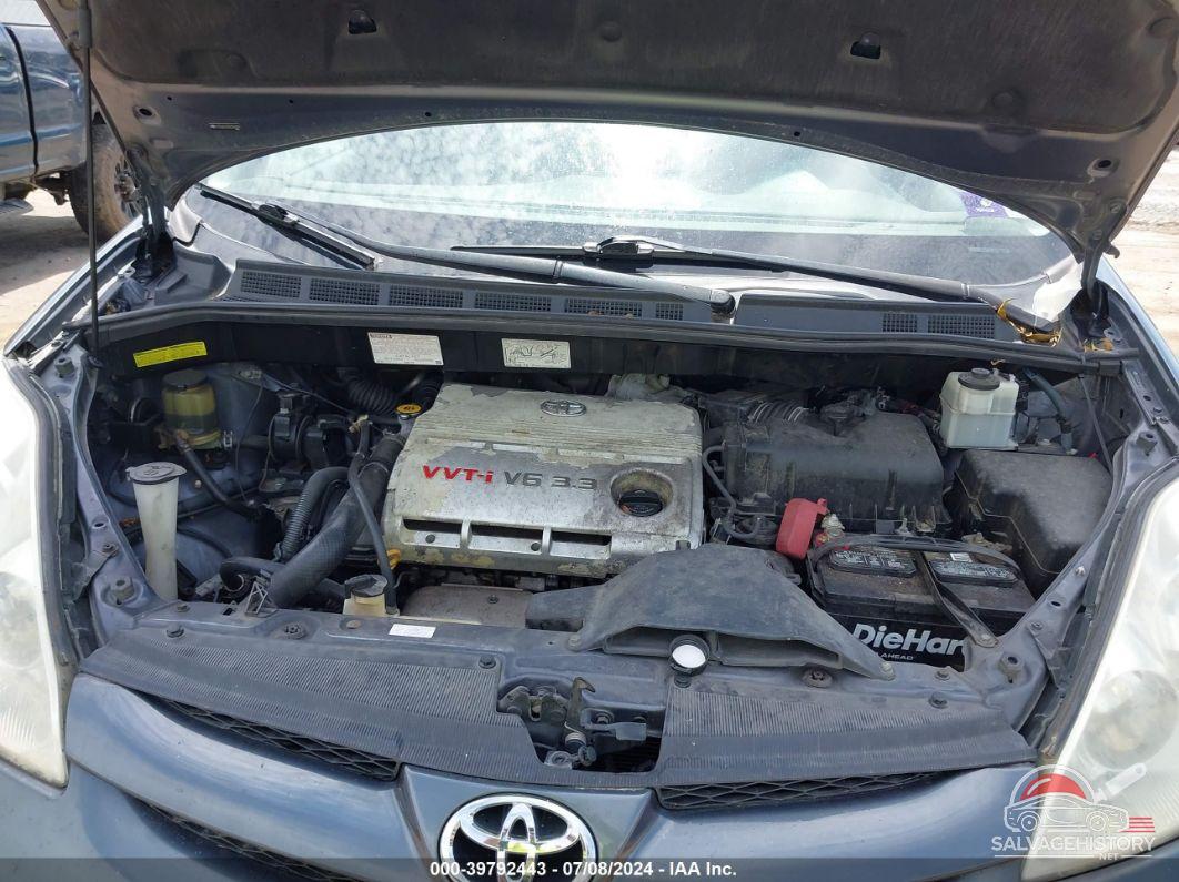 5TDZA22C56S584800 2006 TOYOTA SIENNA photo no. 10