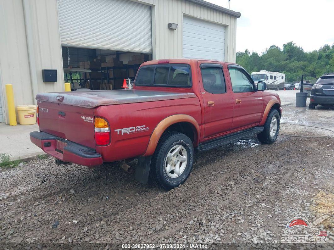 5TEGM92NX1Z872820 2001 TOYOTA TACOMA photo no. 4