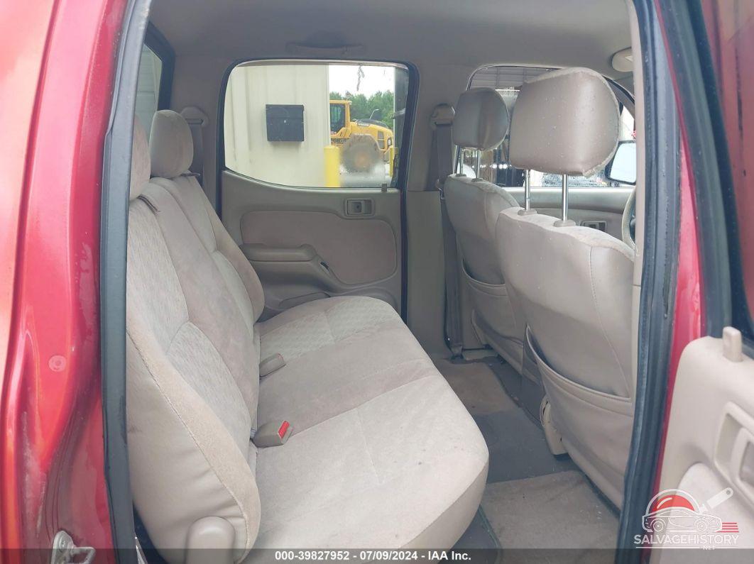 5TEGM92NX1Z872820 2001 TOYOTA TACOMA photo no. 8