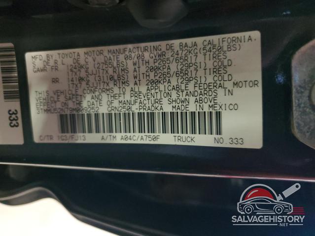 3TMMU52N79M009252 2009 TOYOTA TACOMA photo no. 12