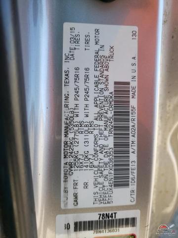 5TFUX4EN1FX036353 2015 TOYOTA TACOMA photo no. 12