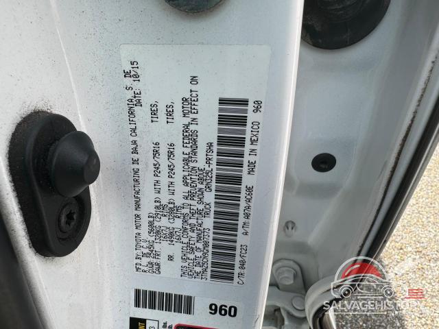 3TMAZ5CN9GM007373 2016 TOYOTA TACOMA photo no. 10