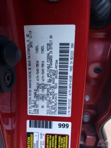 3TMAZ5CN0LM124172 2020 TOYOTA TACOMA photo no. 12