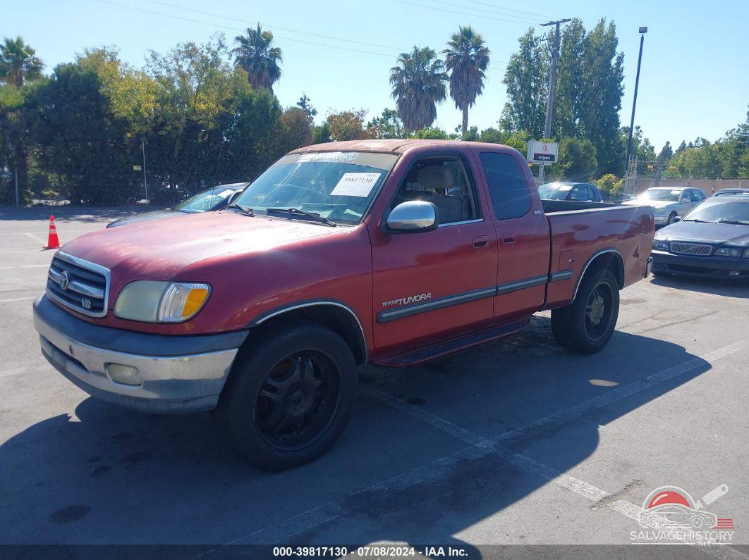 5TBRT34122S326684 2002 TOYOTA TUNDRA photo no. 2