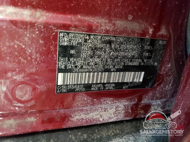 JTEAAAAH7MJ003971 2021 TOYOTA VENZA photo no. 13