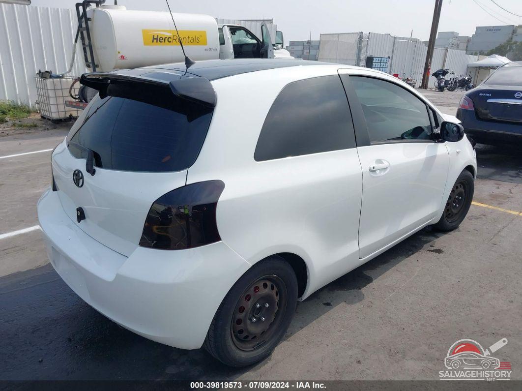 JTDJT923X75040347 2007 TOYOTA YARIS photo no. 4