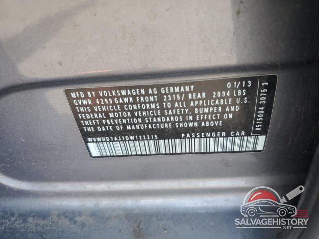 WVWHD7AJ1DW122215 2013 VOLKSWAGEN GTI photo no. 13