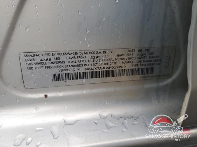 3VWJX7AJ8AM019200 2010 VOLKSWAGEN JETTA photo no. 12