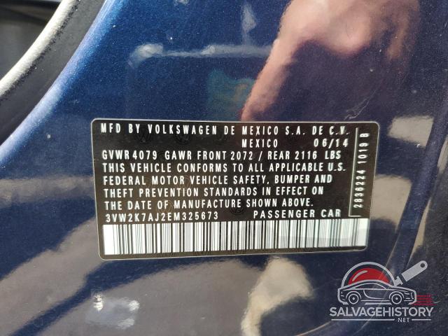 3VW2K7AJ2EM325673 2014 VOLKSWAGEN JETTA photo no. 13