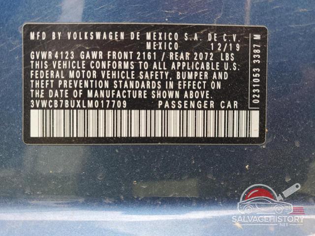 3VWCB7BUXLM017709 2020 VOLKSWAGEN JETTA photo no. 13