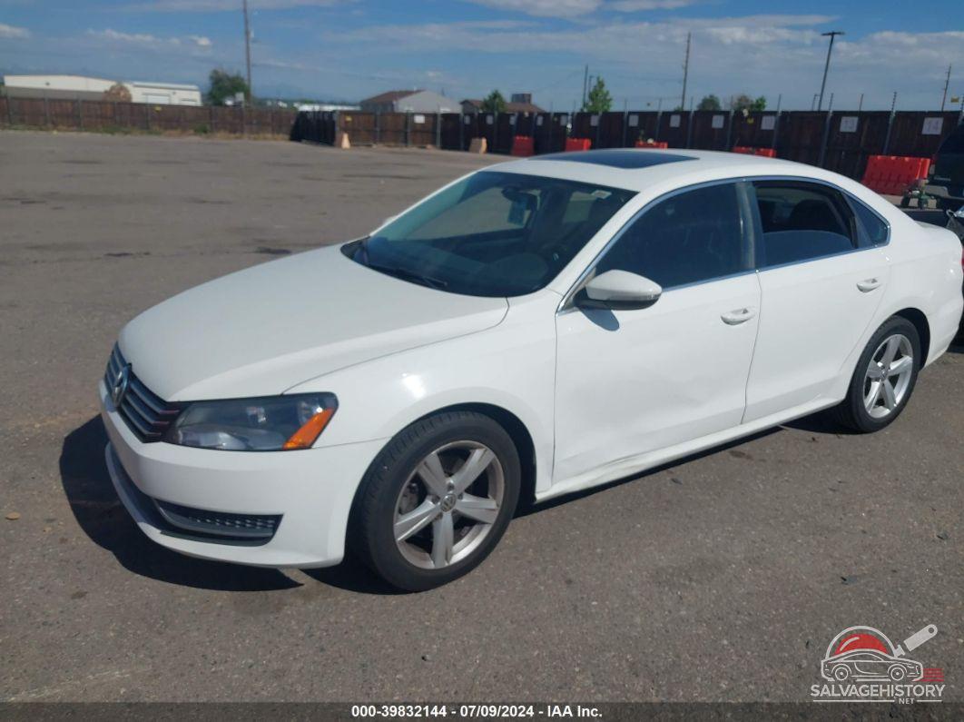 1VWBH7A32CC049249 2012 VOLKSWAGEN PASSAT photo no. 2