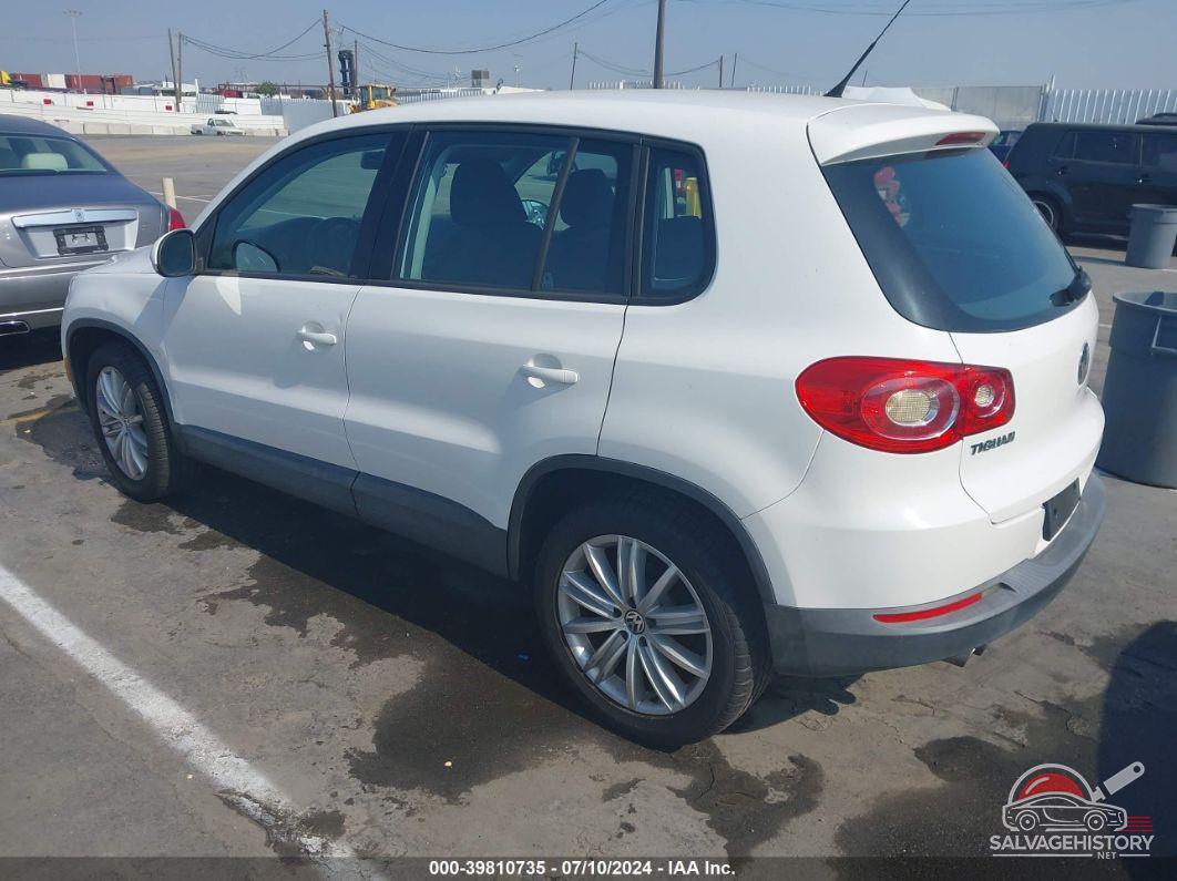 WVGAV7AXXAW526222 2010 VOLKSWAGEN TIGUAN photo no. 3