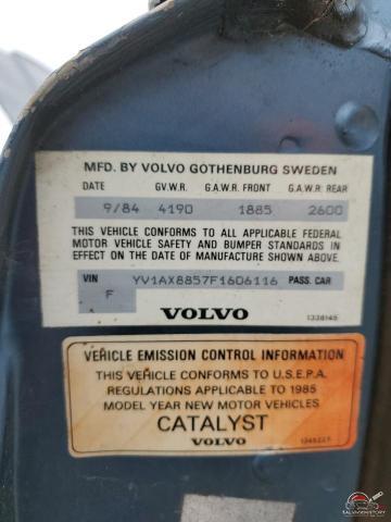 YV1AX8857F1606116 1985 VOLVO 245 photo no. 12