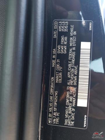 7JRL12FT9PG252145 2023 VOLVO S60 PLUS photo no. 12