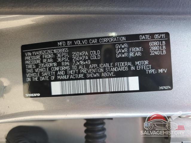 YV4952CZ6C1608955 2012 VOLVO XC90 photo no. 14