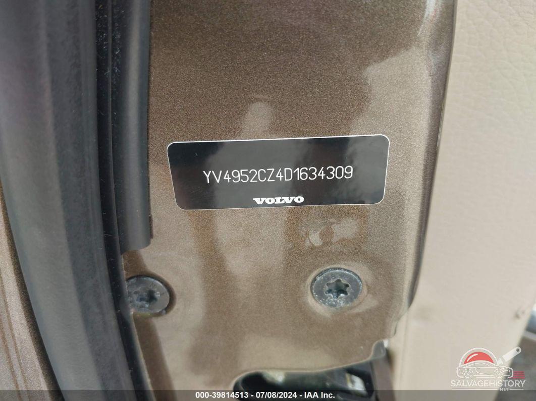 YV4952CZ4D1634309 2013 VOLVO XC90 photo no. 9