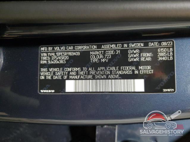 YV4L12PE5R1169409 2024 VOLVO XC90 PLUS photo no. 13