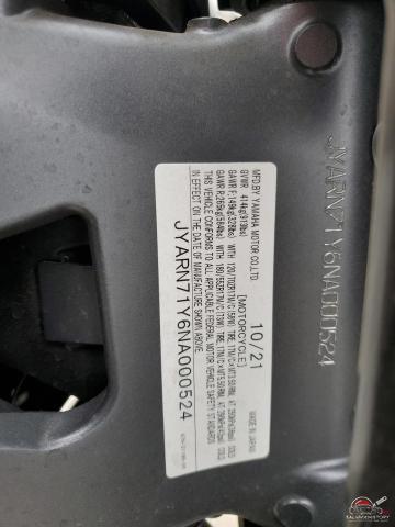 JYARN71Y6NA000524 2022 YAMAHA MT09 C photo no. 9