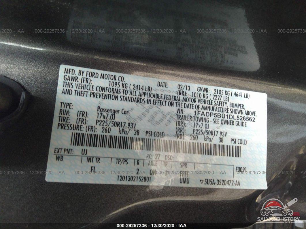 1FADP5BU1DL526562 2013 FORD C-MAX HYBRID photo no. 9