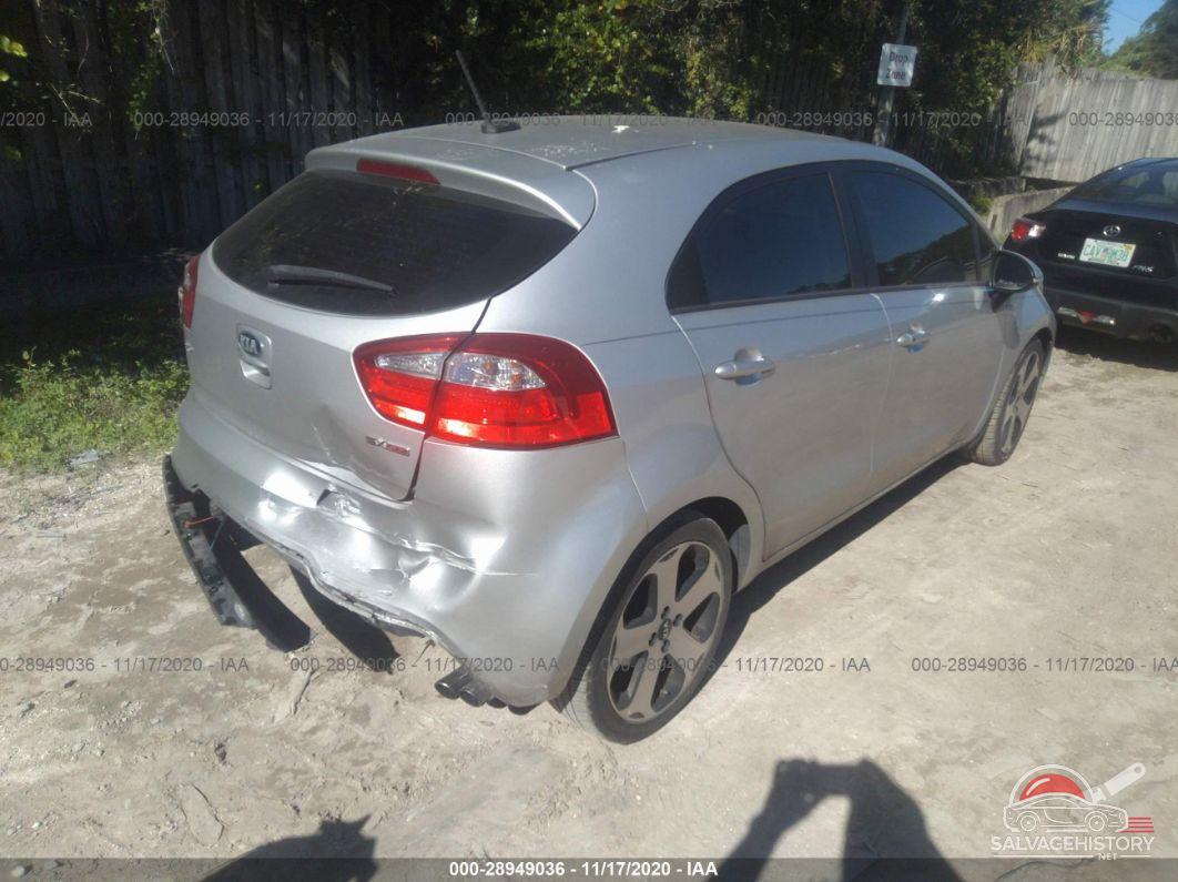 KNADN5A33E6355383 2014 KIA RIO photo no. 4