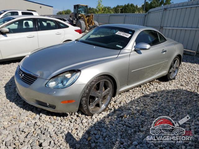 JTHFN48Y740051562 2004 LEXUS SC430 photo no. 3