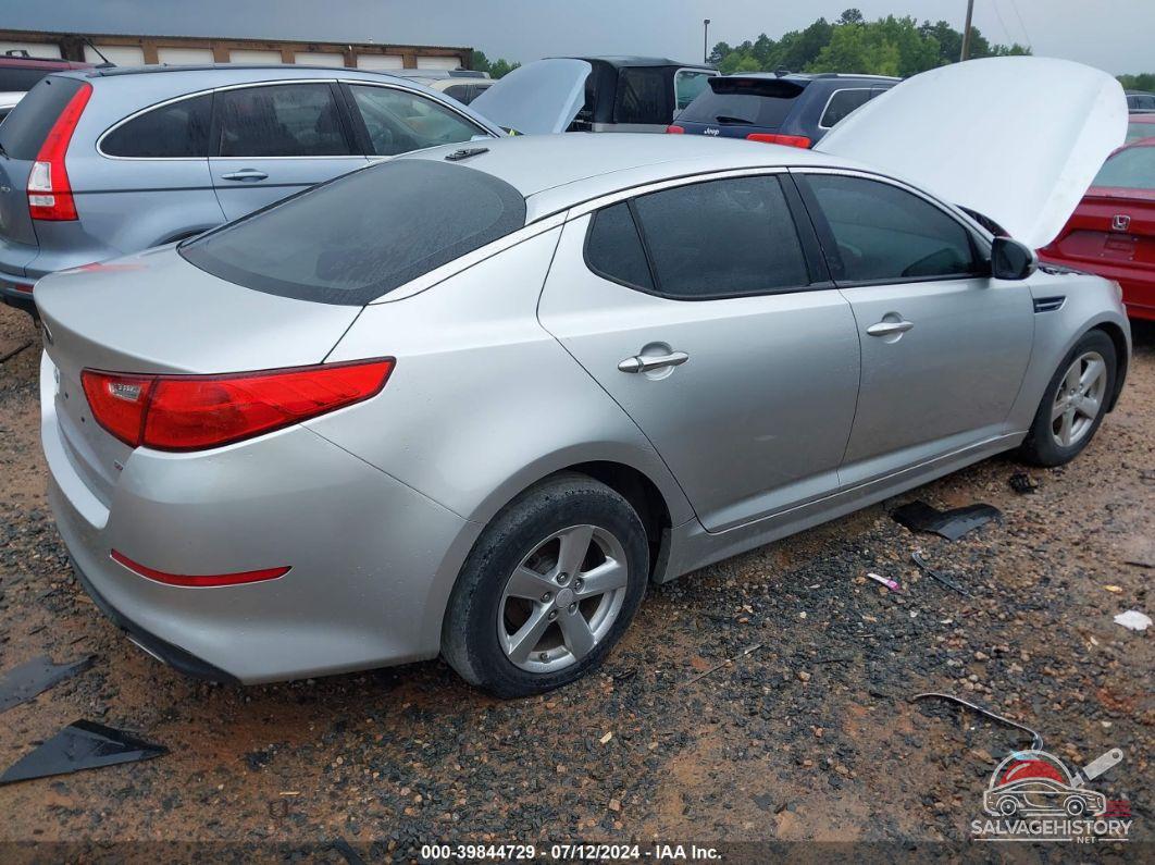 KNAGM4A75E5479240 2014 KIA OPTIMA photo no. 4