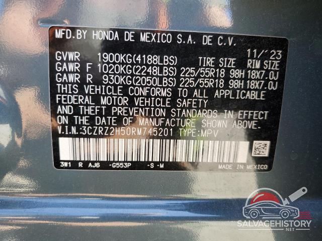 3CZRZ2H50RM745201 2024 HONDA HR-V photo no. 13