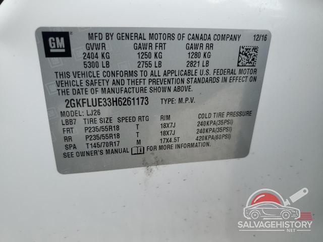 2GKFLUE33H6261173 2017 GMC TERRAIN photo no. 14