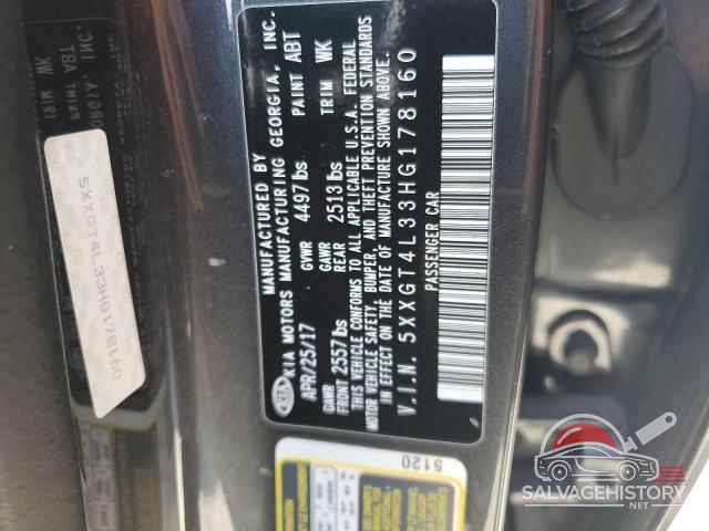 5XXGT4L33HG178160 2017 KIA OPTIMA photo no. 13