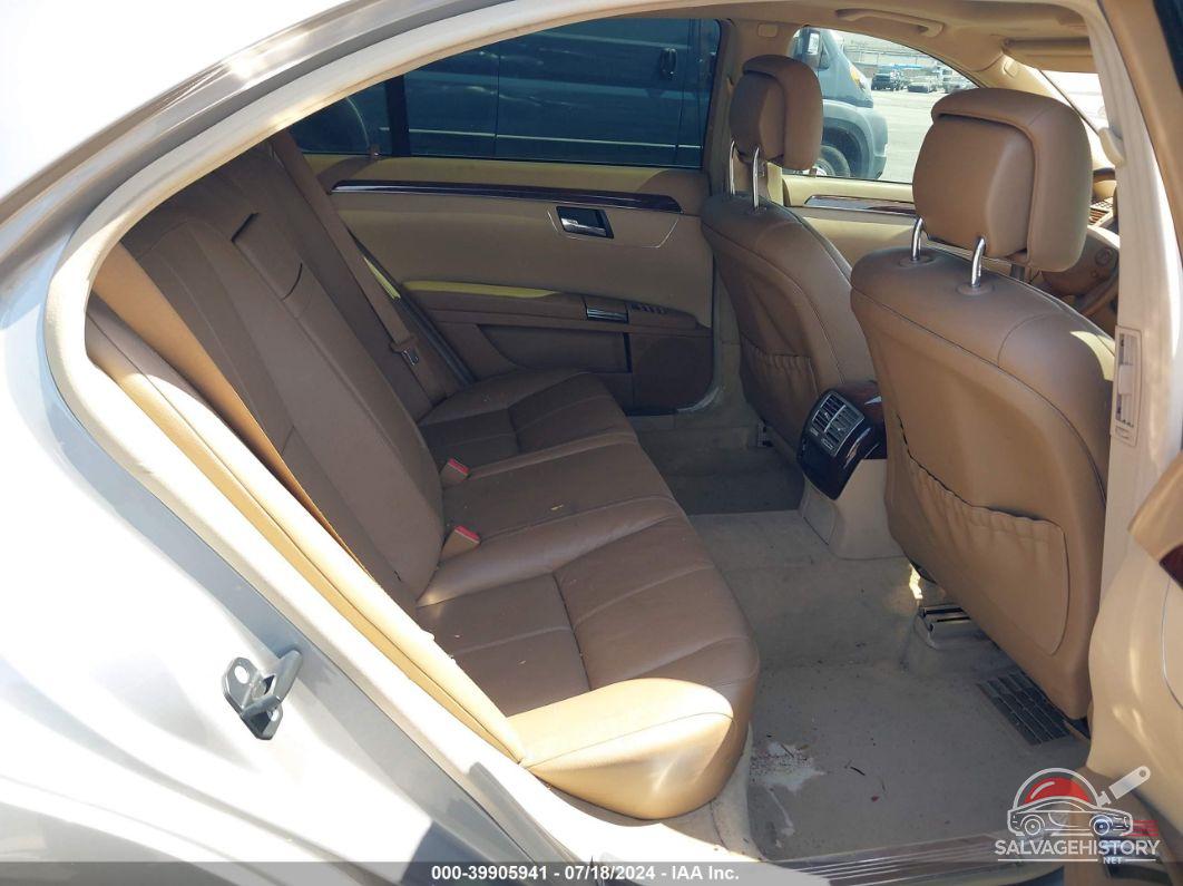 WDDNG71X07A125936 2007 MERCEDES-BENZ S 550 photo no. 8