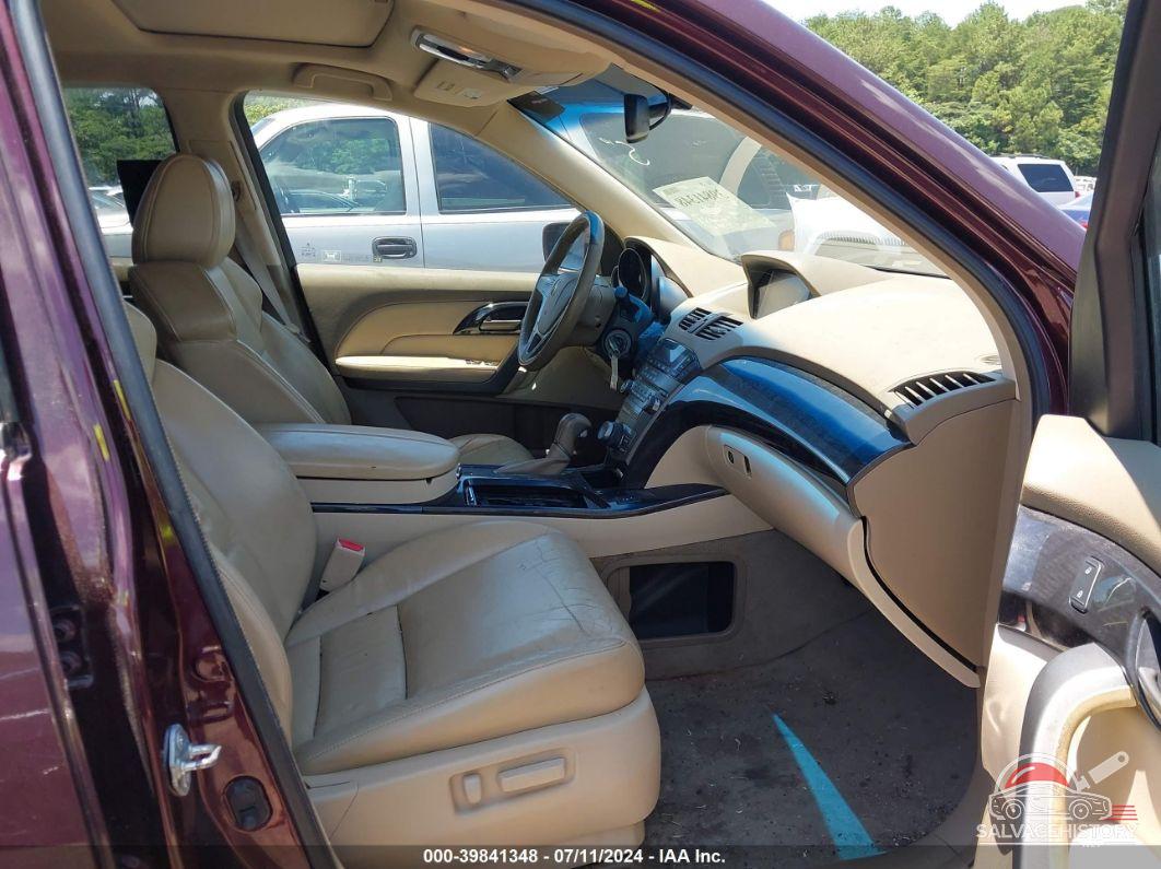 2HNYD28699H527260 2009 ACURA MDX photo no. 5