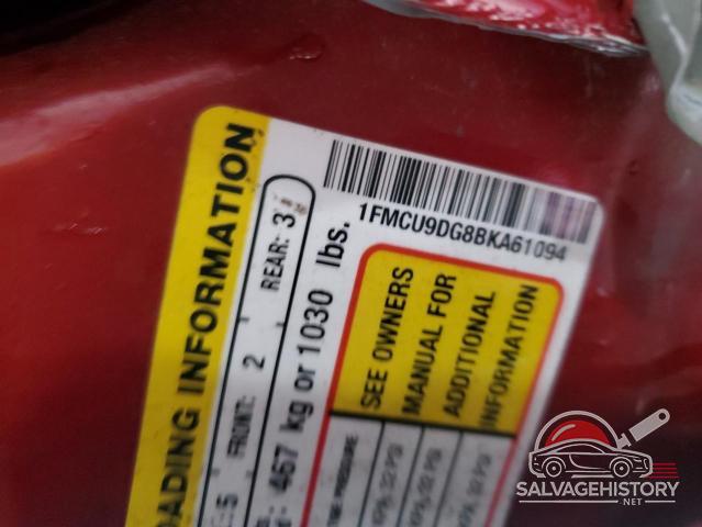 1FMCU9DG8BKA61094 2011 FORD ESCAPE photo no. 12