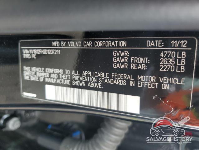 YV1612FH2D1207211 2013 VOLVO S60 photo no. 12