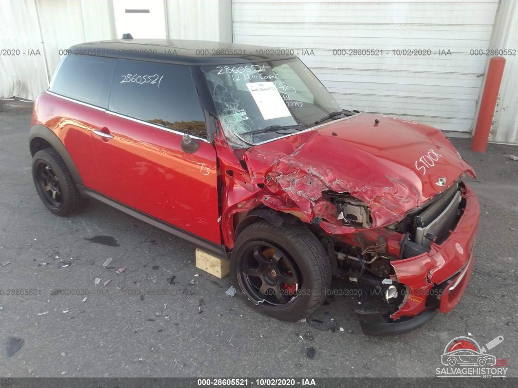 WMWSU3C58CT367511 2012 MINI COOPER HARDTOP photo no. 1