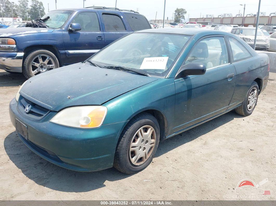1HGEM22531L092818 2001 HONDA CIVIC photo no. 2