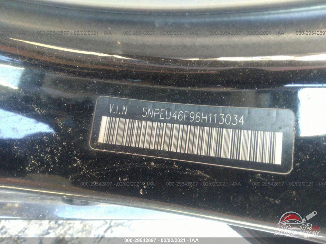 5NPEU46F96H113034 2006 HYUNDAI SONATA photo no. 9