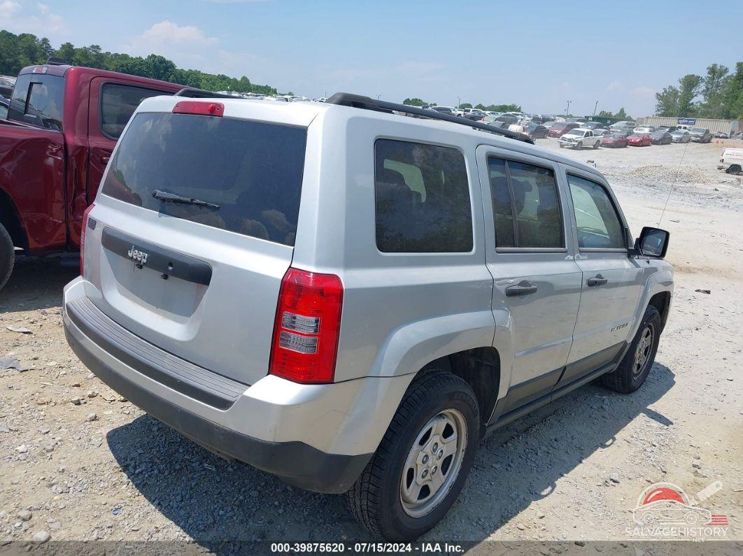 1C4NJPBA2ED552911 2014 JEEP PATRIOT photo no. 4