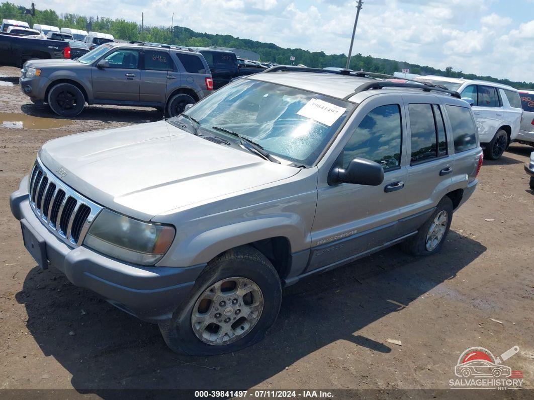 1J4GX48S31C642469 2001 JEEP GRAND CHEROKEE photo no. 2